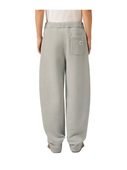 Pantaloni da jogging in felpa loopback pesante. Ami Paris | UTR904.JE02380951 HEATHER ASH GREY